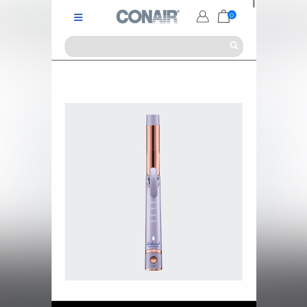 Conair Unbound Cordless Titanium Curling Iron - 1"